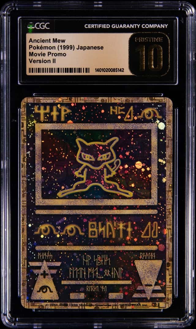 1999 Pokemon Japanese Movie Promo Version II Ancient Mew - CGC PRISTINE 10