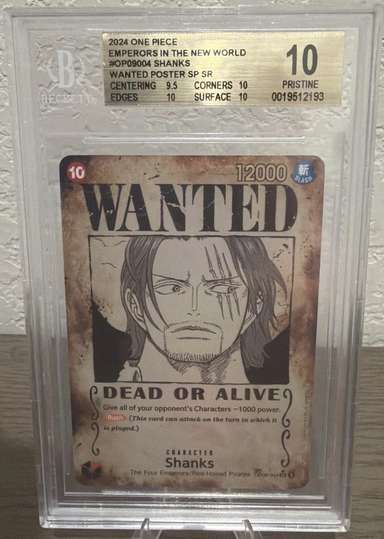 Shanks WANTED POSTER SP SR