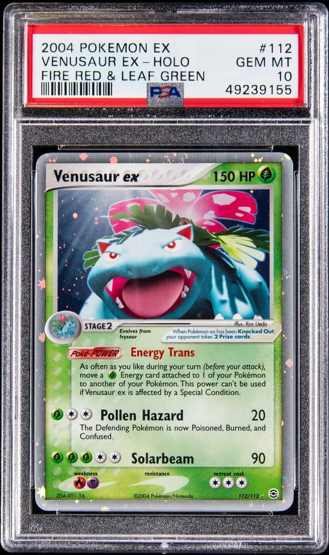2004 Pokemon EX FireRed & LeafGreen Holo #112 Venusaur ex - PSA GEM MT 10