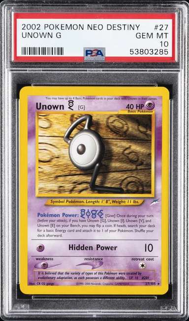 Unown G