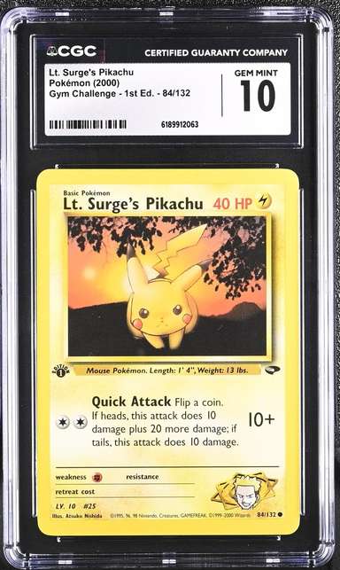 Lt. Surge's Pikachu