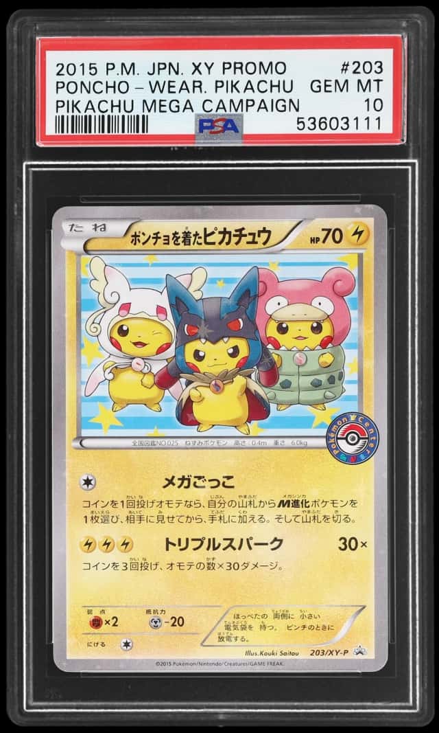 Poncho-Wear Pikachu
