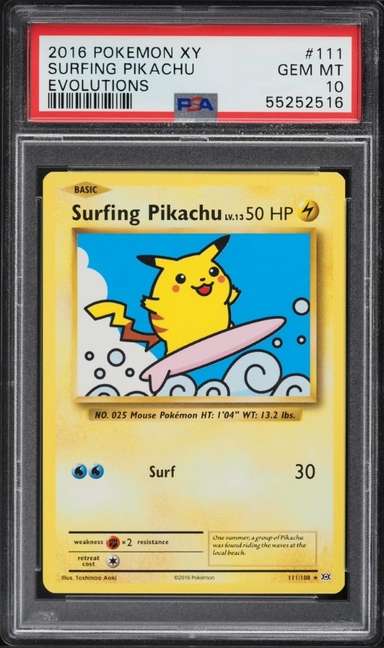 Surfing Pikachu