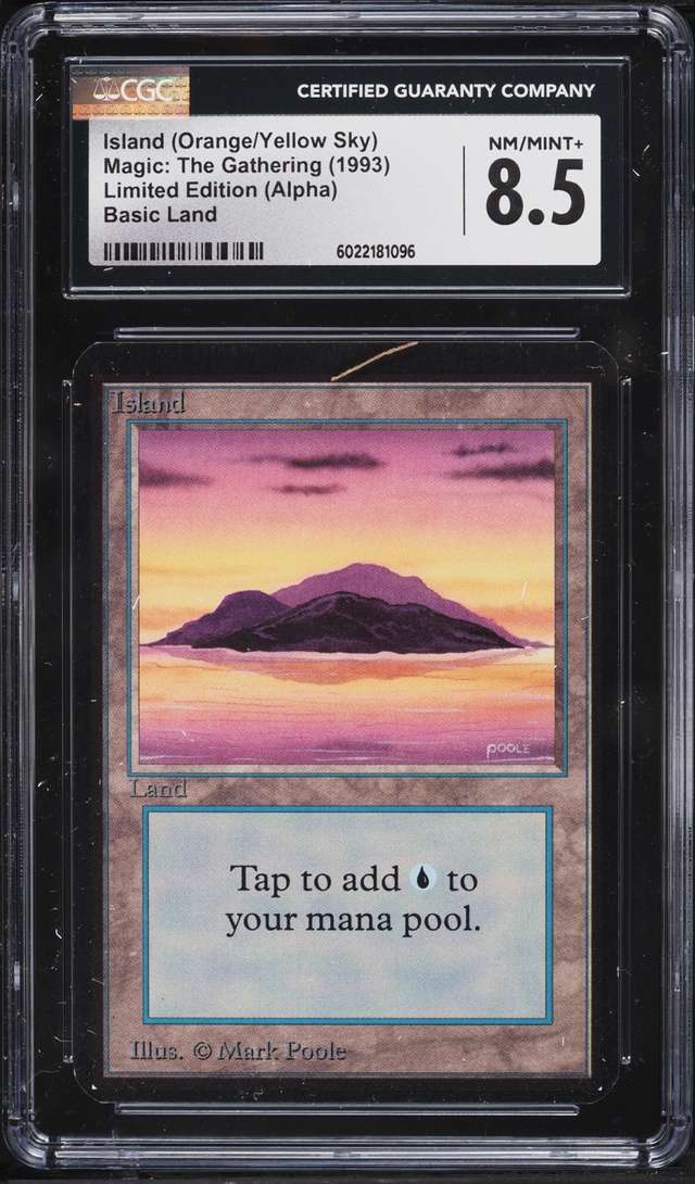 Island (Orange/Yellow Sky)