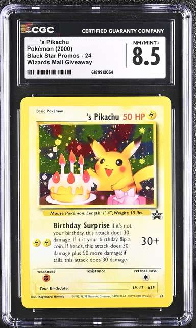 BIRTHDAY PIKACHU