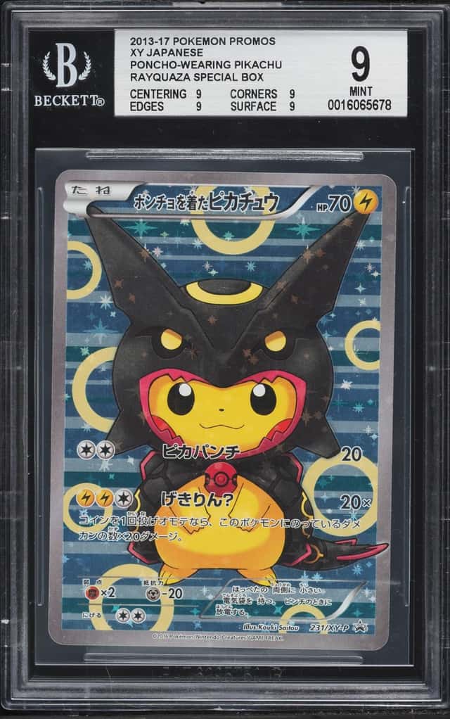 Poncho-wearing Pikachu