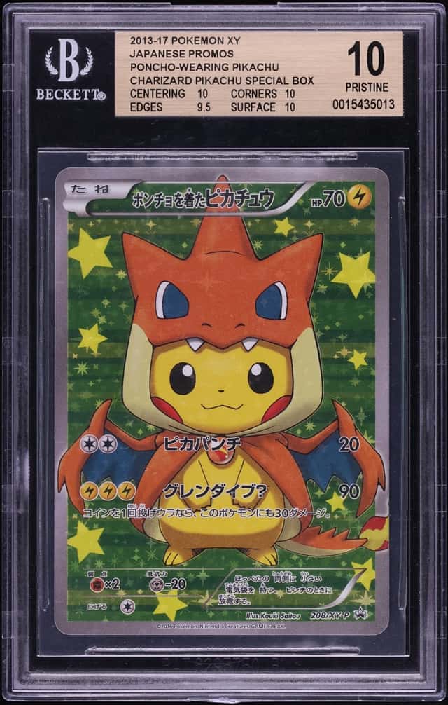 Poncho-wearing Pikachu