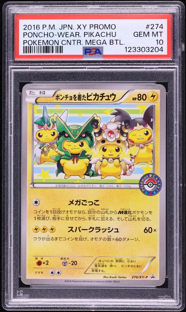Poncho-Wear Pikachu