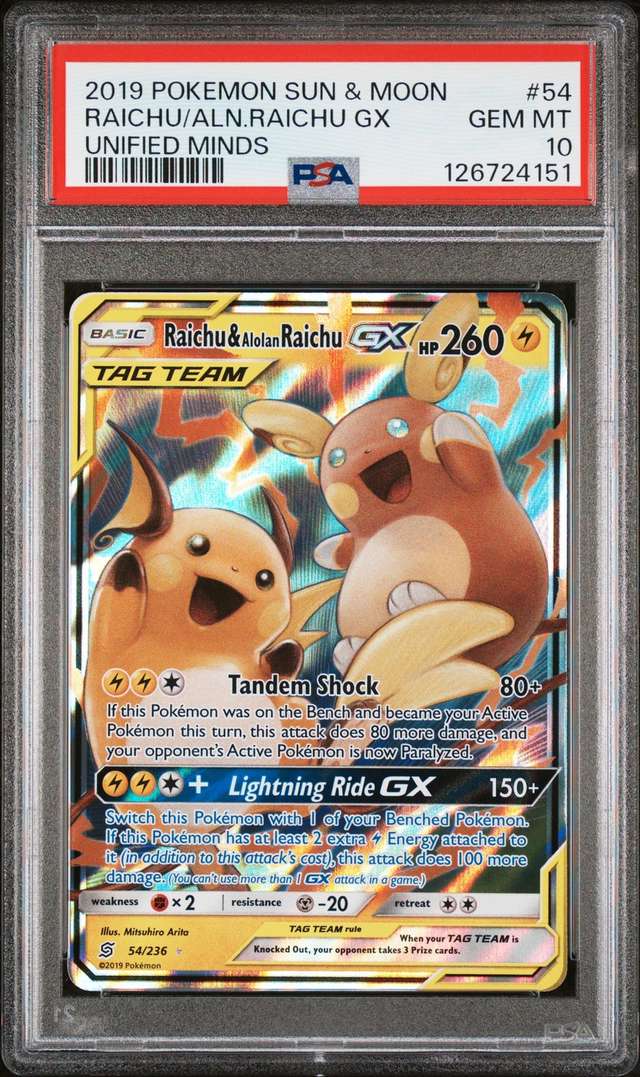 Raichu & Alolan Raichu GX