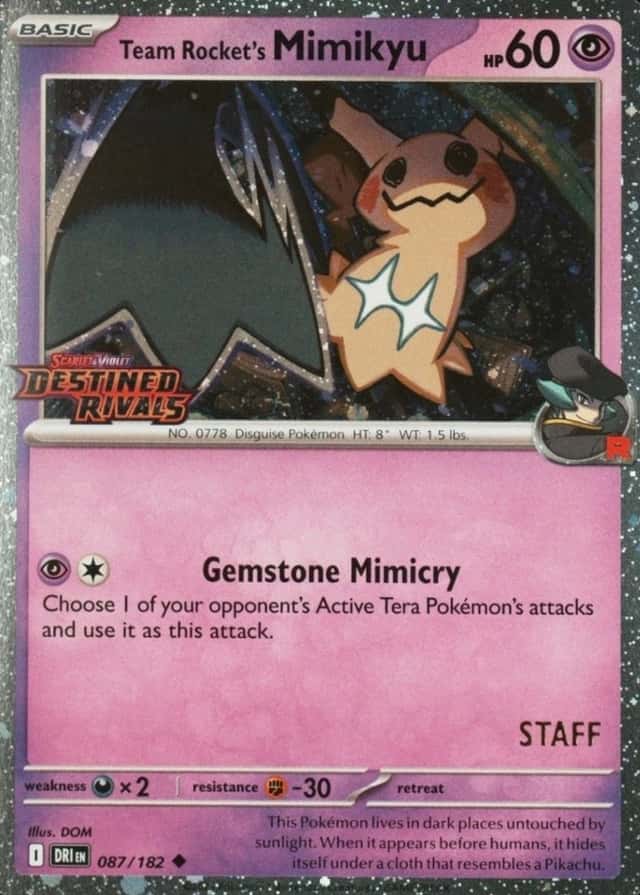 Non-Holo · Prerelease · Staff