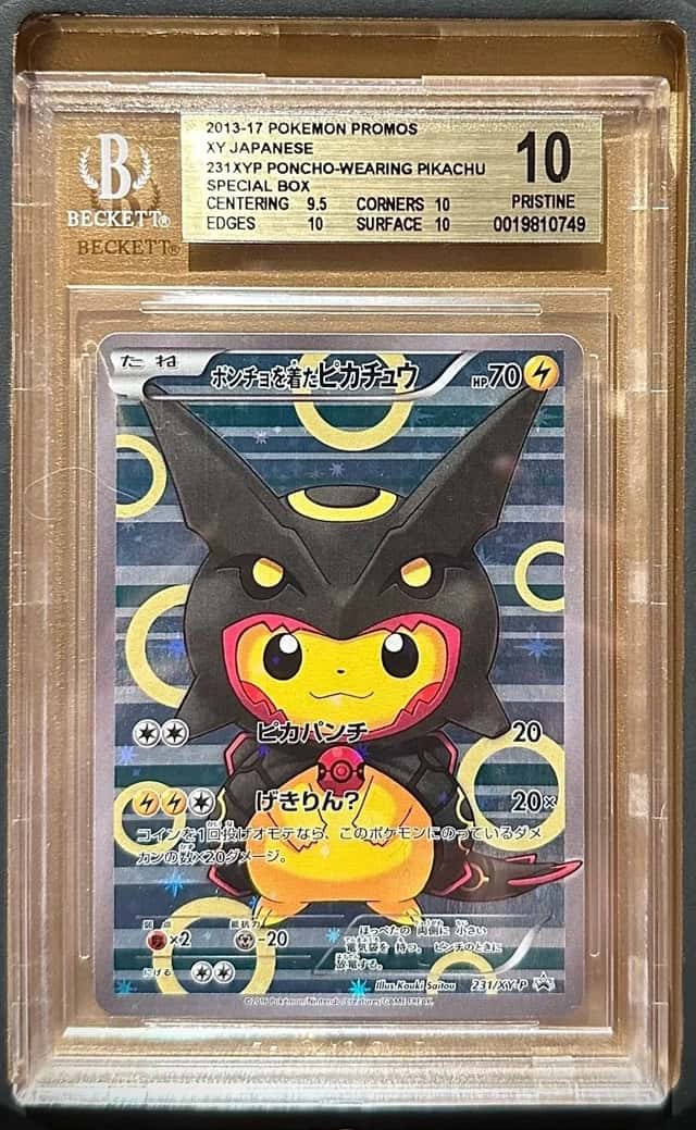Poncho-wearing Pikachu