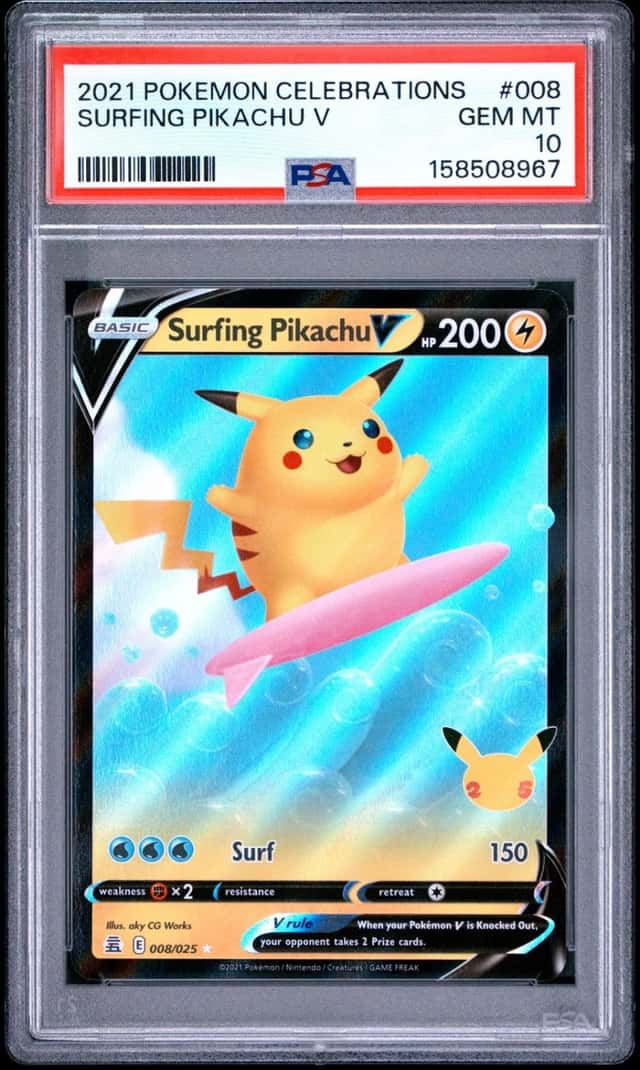 Surfing Pikachu V