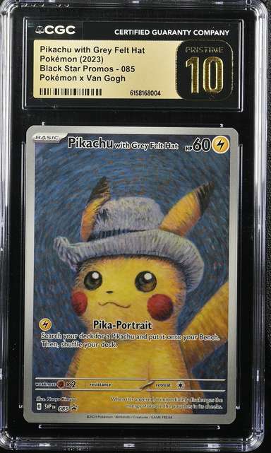 Pikachu/Grey Felt Hat