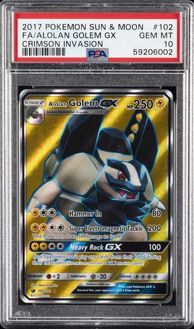 Alolan Golem GX
