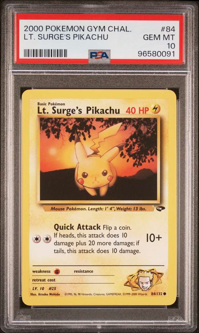 Lt. Surge's Pikachu
