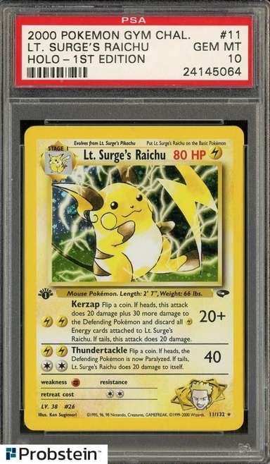Lt. Surge's Raichu