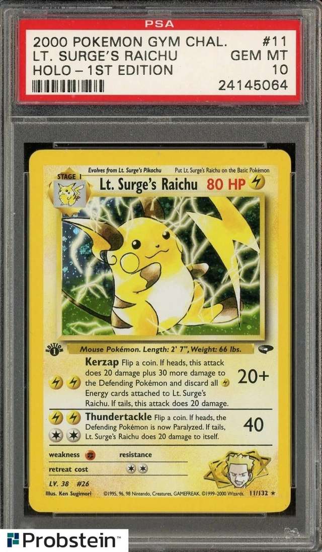 Lt. Surge's Raichu