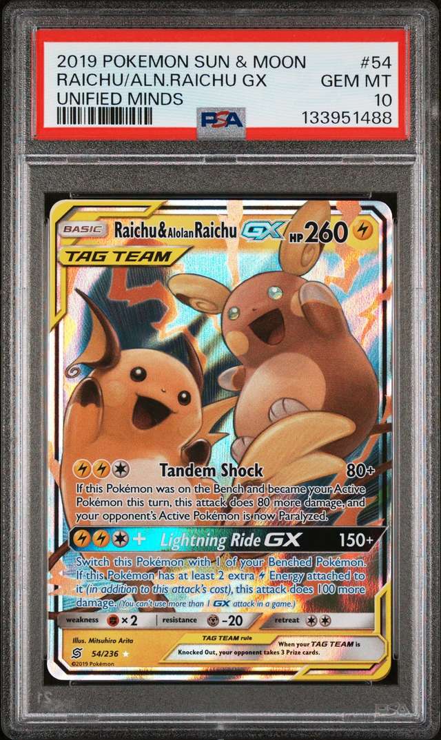 Raichu & Alolan Raichu GX