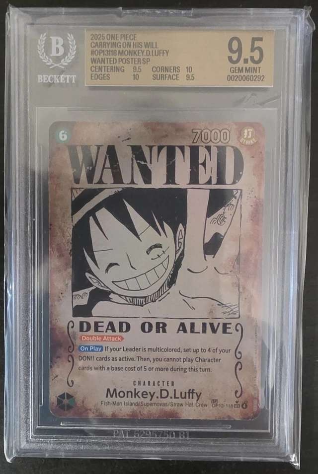 Monkey.D.Luffy WANTED POSTER SP
