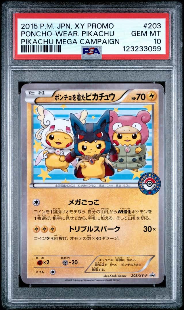 Poncho-Wear Pikachu