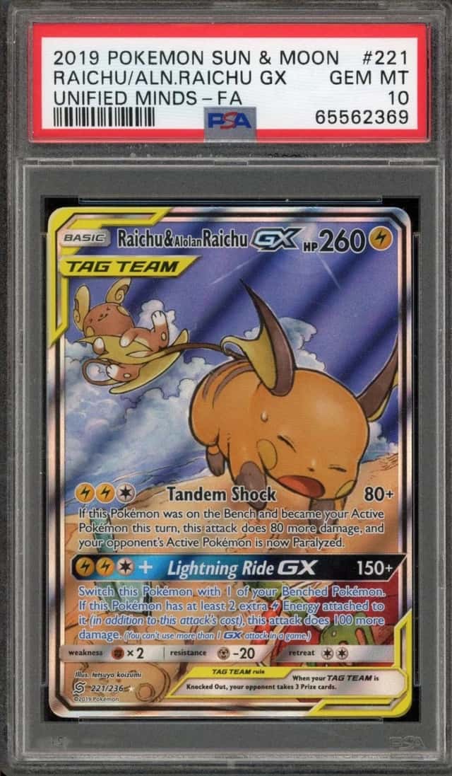 Raichu & Alolan Raichu GX