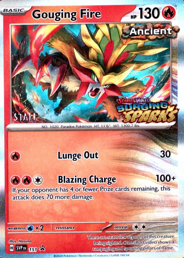 Prerelease · Sparks Staff Surging