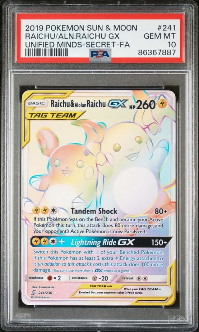 Raichu & Alolan Raichu GX
