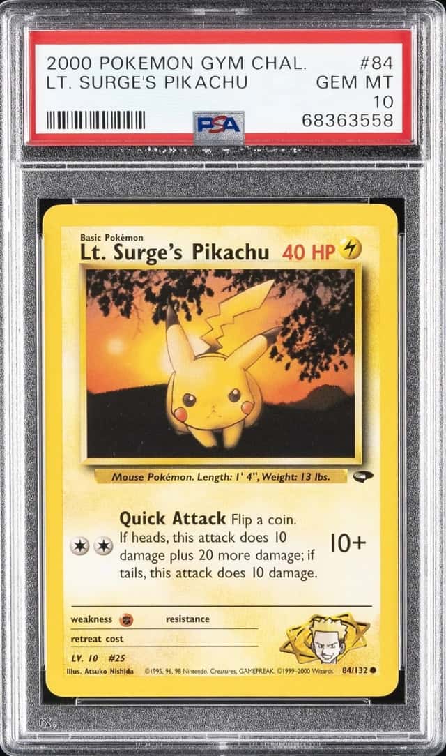 Lt. Surge's Pikachu