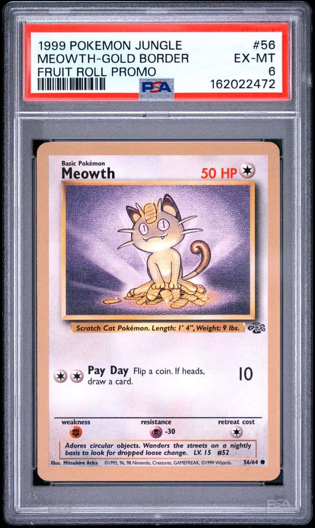 Meowth-Gold Border