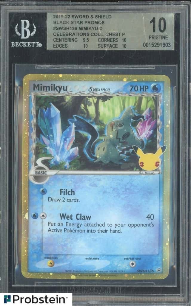 Mimikyu P/(Celebrations Collector Chest)