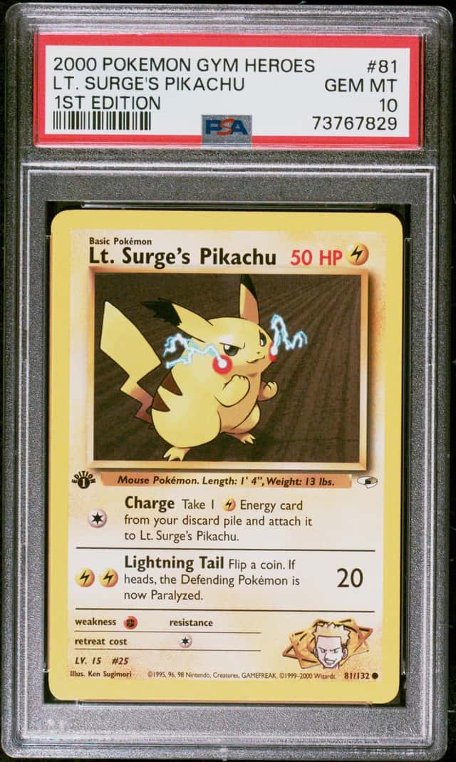 Lt. Surge's Pikachu