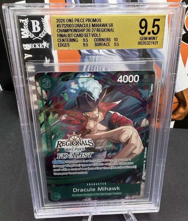 Dracule Mihawk SR/(Championship 26-27 Regional Finalist Card Set Vol.1)