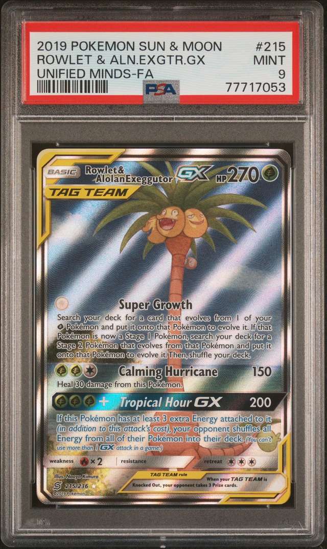Rowlet & Alolan Exeggutor GX