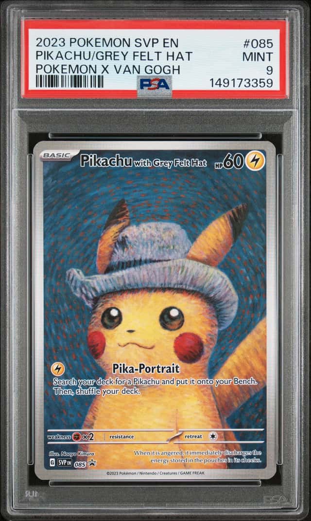 Pikachu/Grey Felt Hat