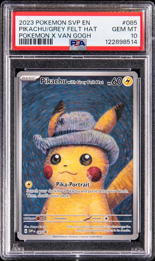 Pikachu/Grey Felt Hat