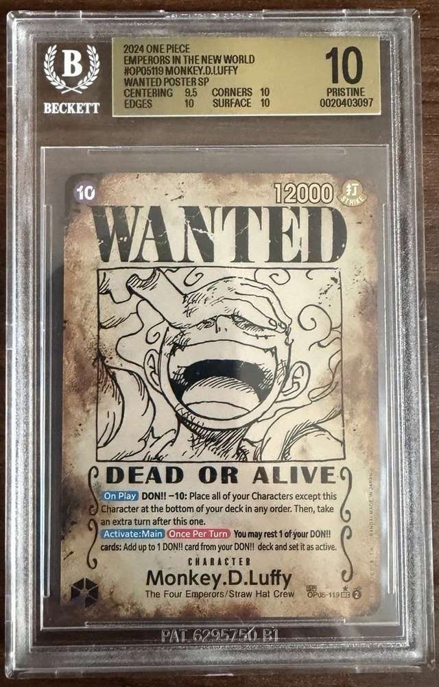 Monkey.D.Luffy WANTED POSTER SP