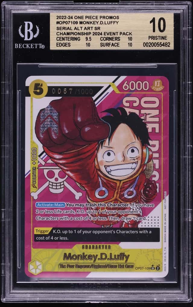 Monkey.D.Luffy SERIAL ALT ART SR/(Championship 2024 Event Pack)