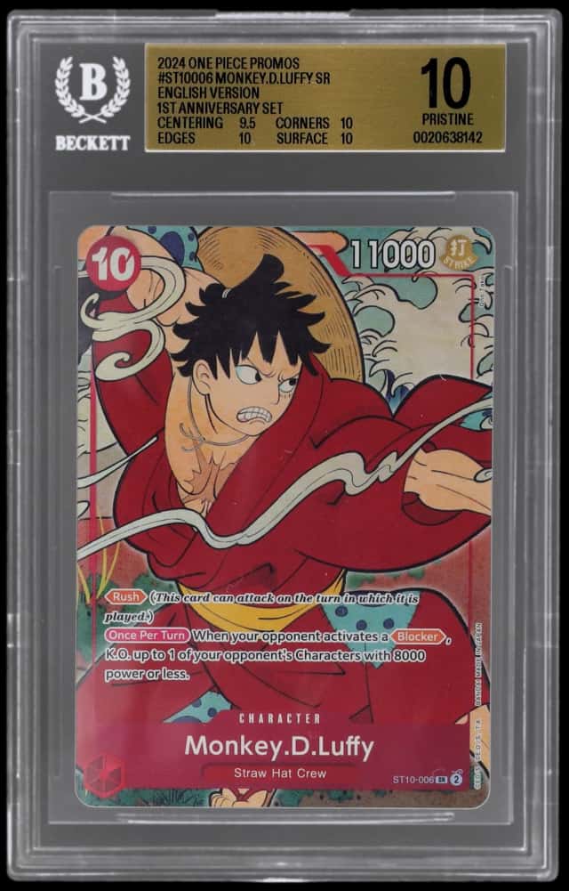 2024 One Piece Promo 1st Anniversary Set Monkey D. Luffy #ST10006