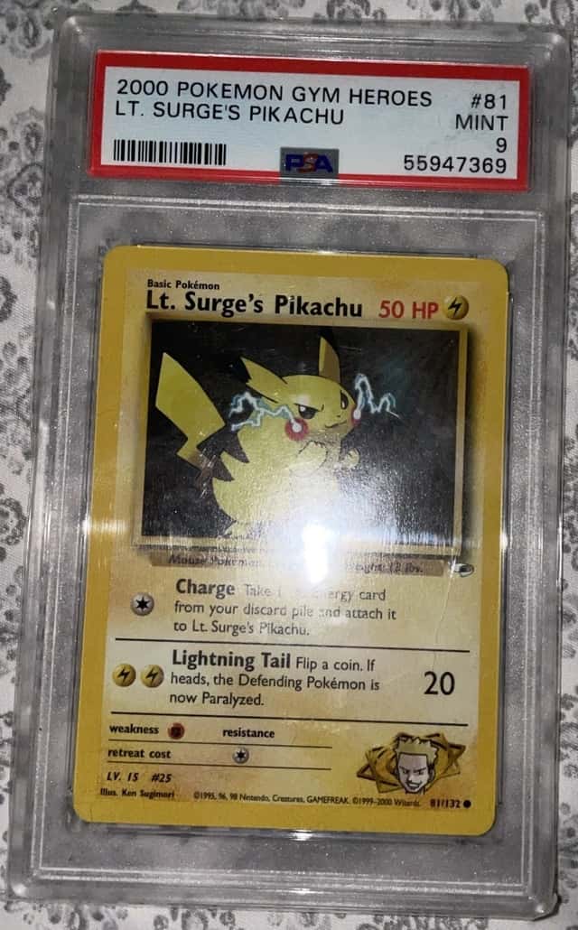 Lt. Surge's Pikachu