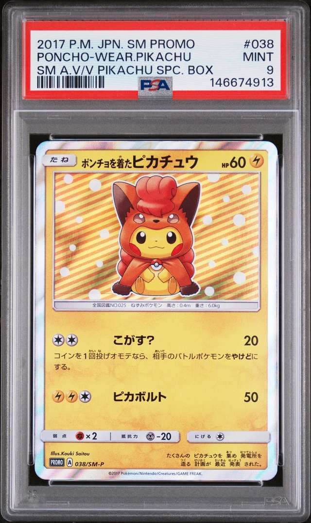 Poncho-wearing Pikachu