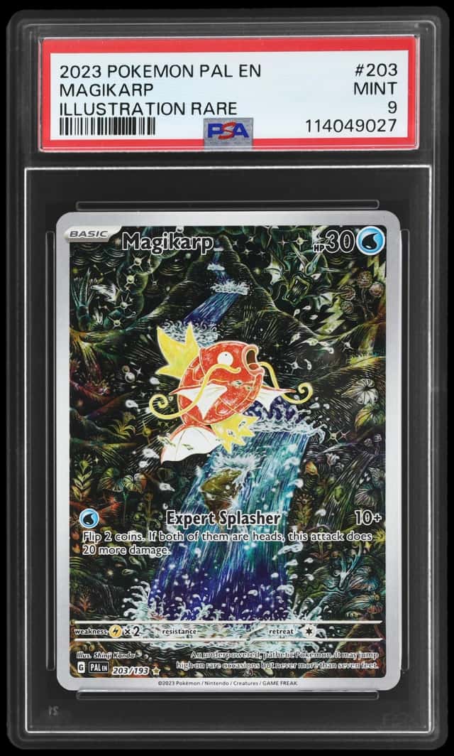 2023 Pokemon Scarlet and Violet Paldea Evolved Illustration Rare Magikarp #203
