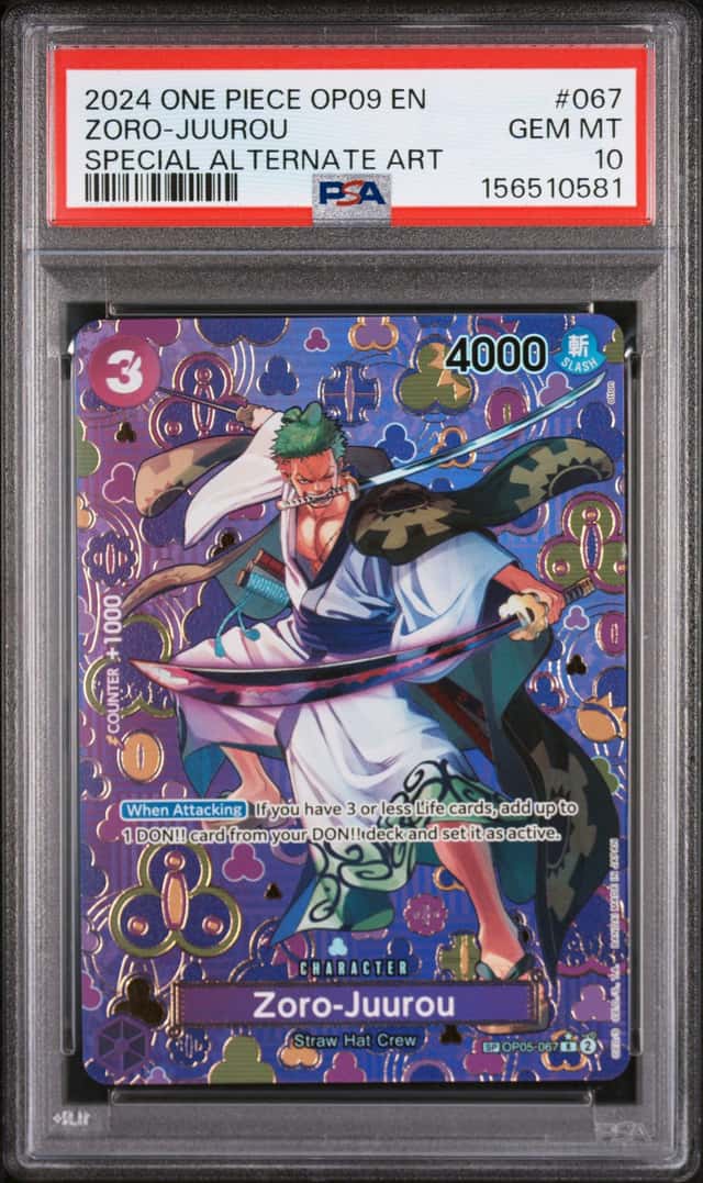 2024 One Piece Emperors In the New World Special Alternate Art Zoro Juurou #OP05-067
