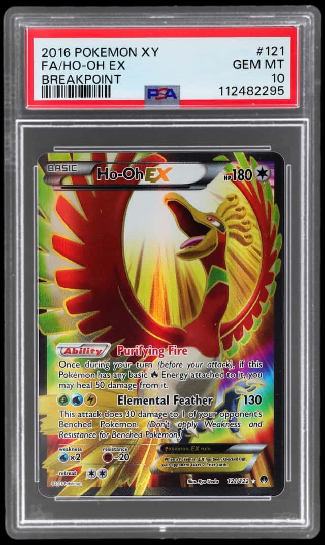 2016 Pokemon XY Breakpoint Ho-Oh Ex #121