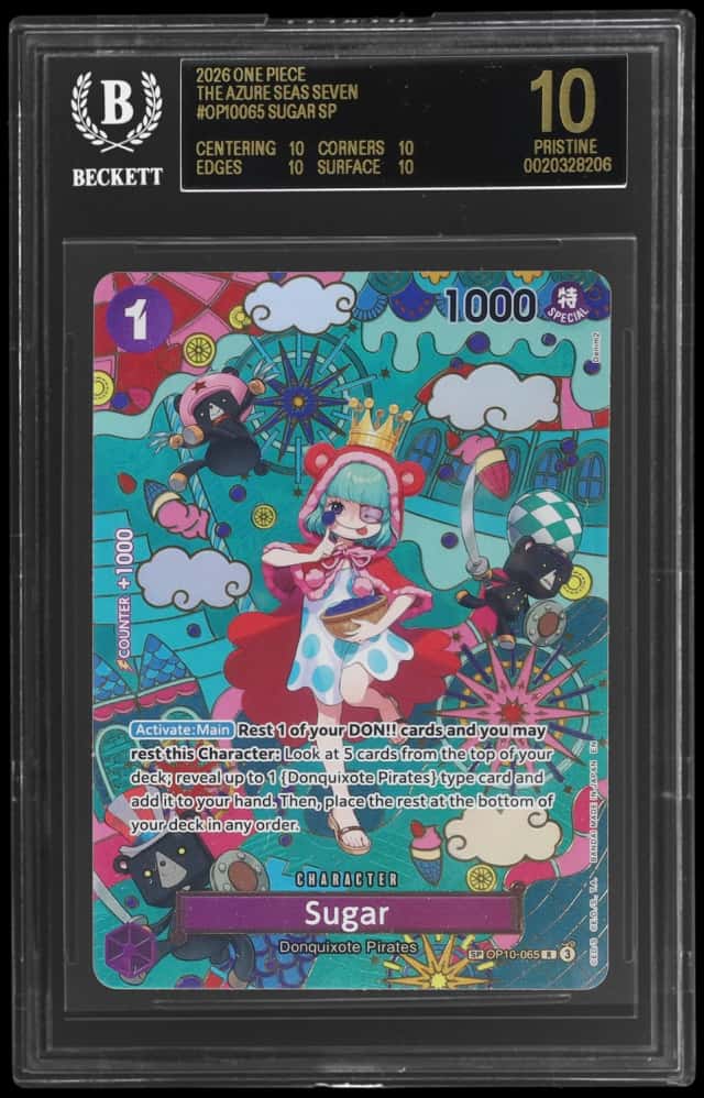 2026 One Piece the Azure Sea's Seven Special Alternate Art Sugar #OP10065