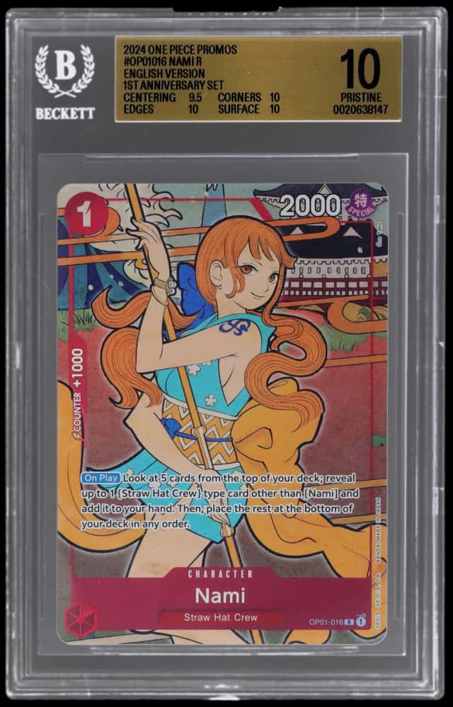 2024 One Piece 1st Anniversary Set Promo Nami #OP01-016