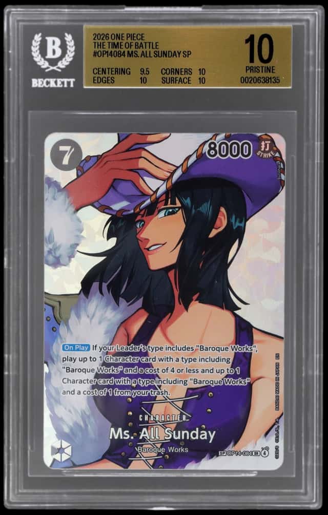 2026 One Piece the Time of Battle Special Alternate Art Ms. All Sunday #OP14084