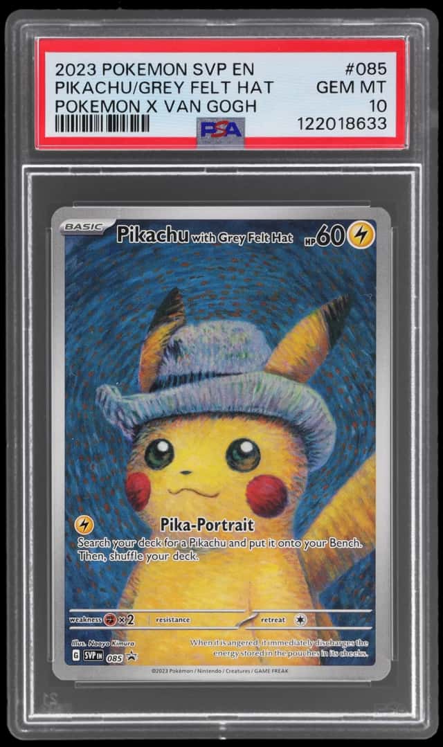 Pikachu/Grey Felt Hat