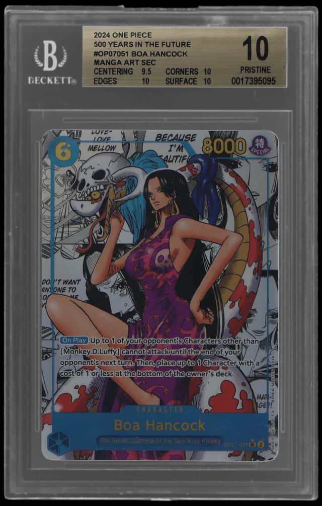 2024 One Piece 500 Years In the Future Manga Alternate Art Boa Hancock #OP07-051