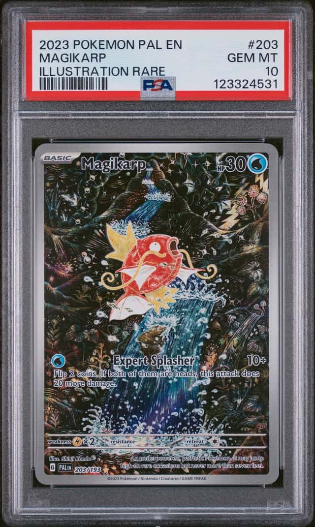 2023 Pokemon Scarlet and Violet Paldea Evolved Illustration Rare Magikarp #203
