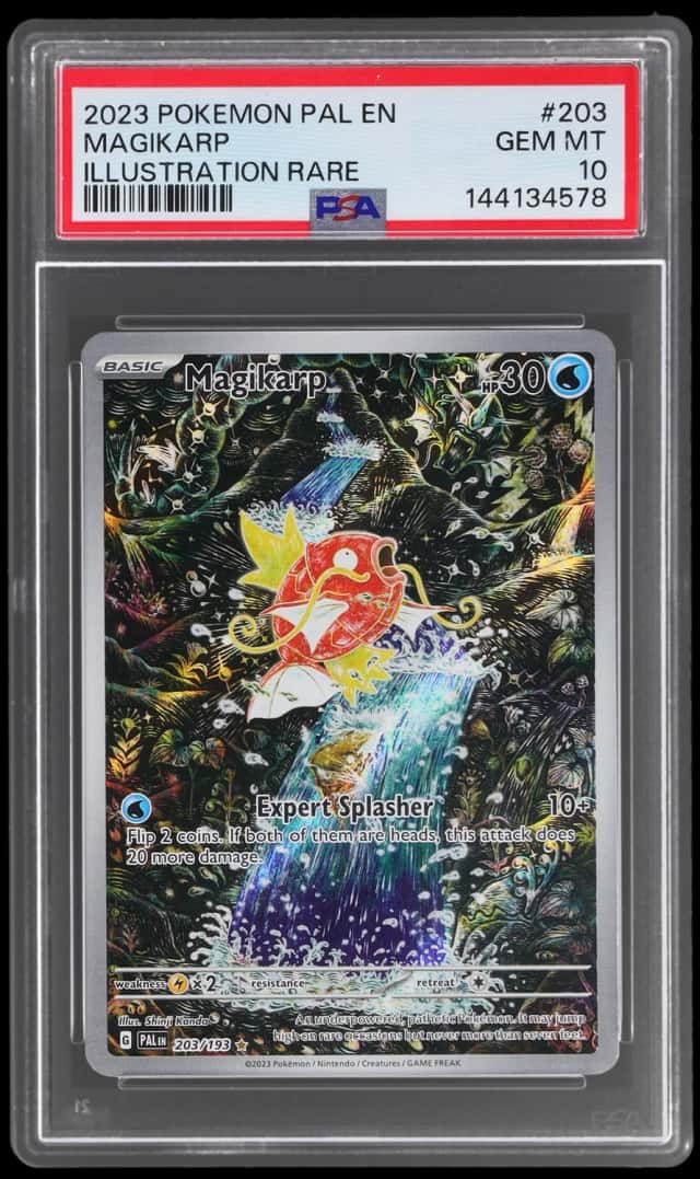 2023 Pokemon Scarlet and Violet Paldea Evolved Illustration Rare Magikarp #203